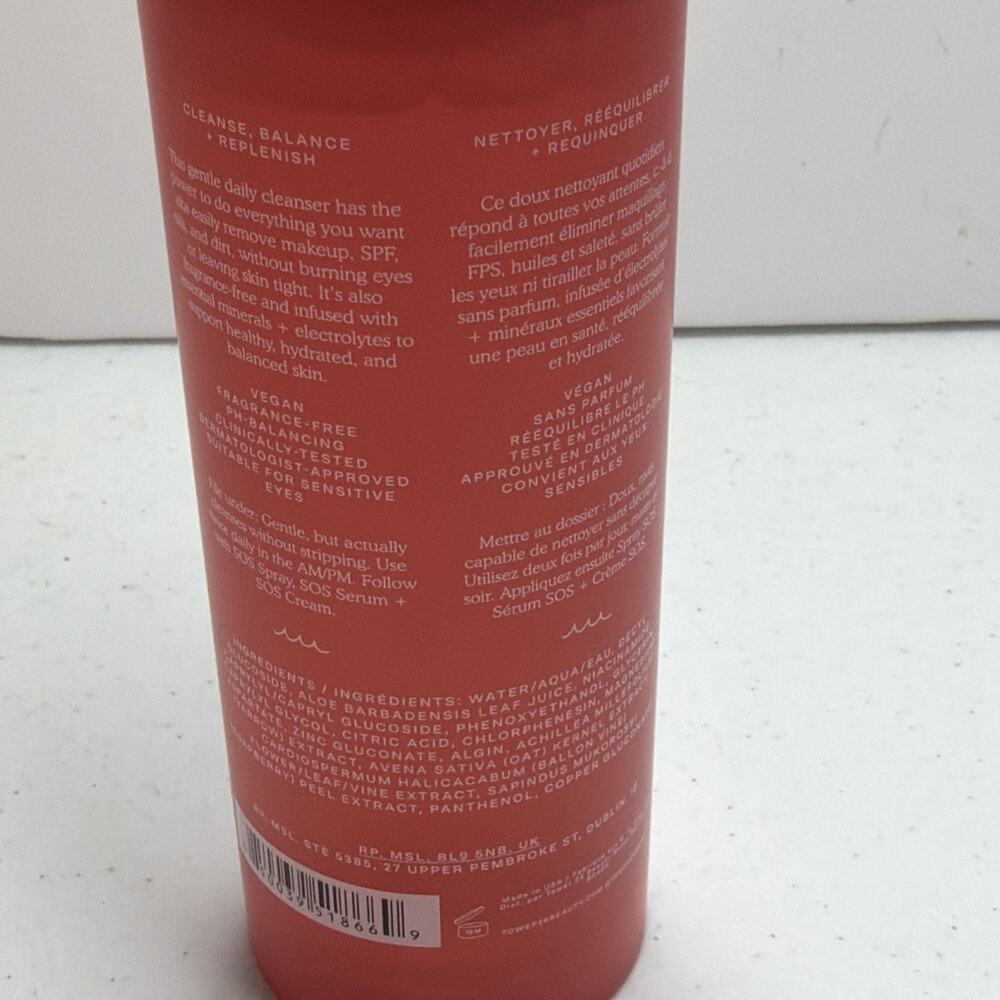 Tower 28 SOS Daily Balancing Gel Cleanser 5oz Exp 03/2026 - Picture 3 of 4